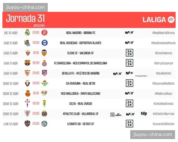 西甲第31轮前瞻：巴萨主场迎战西班牙人德比